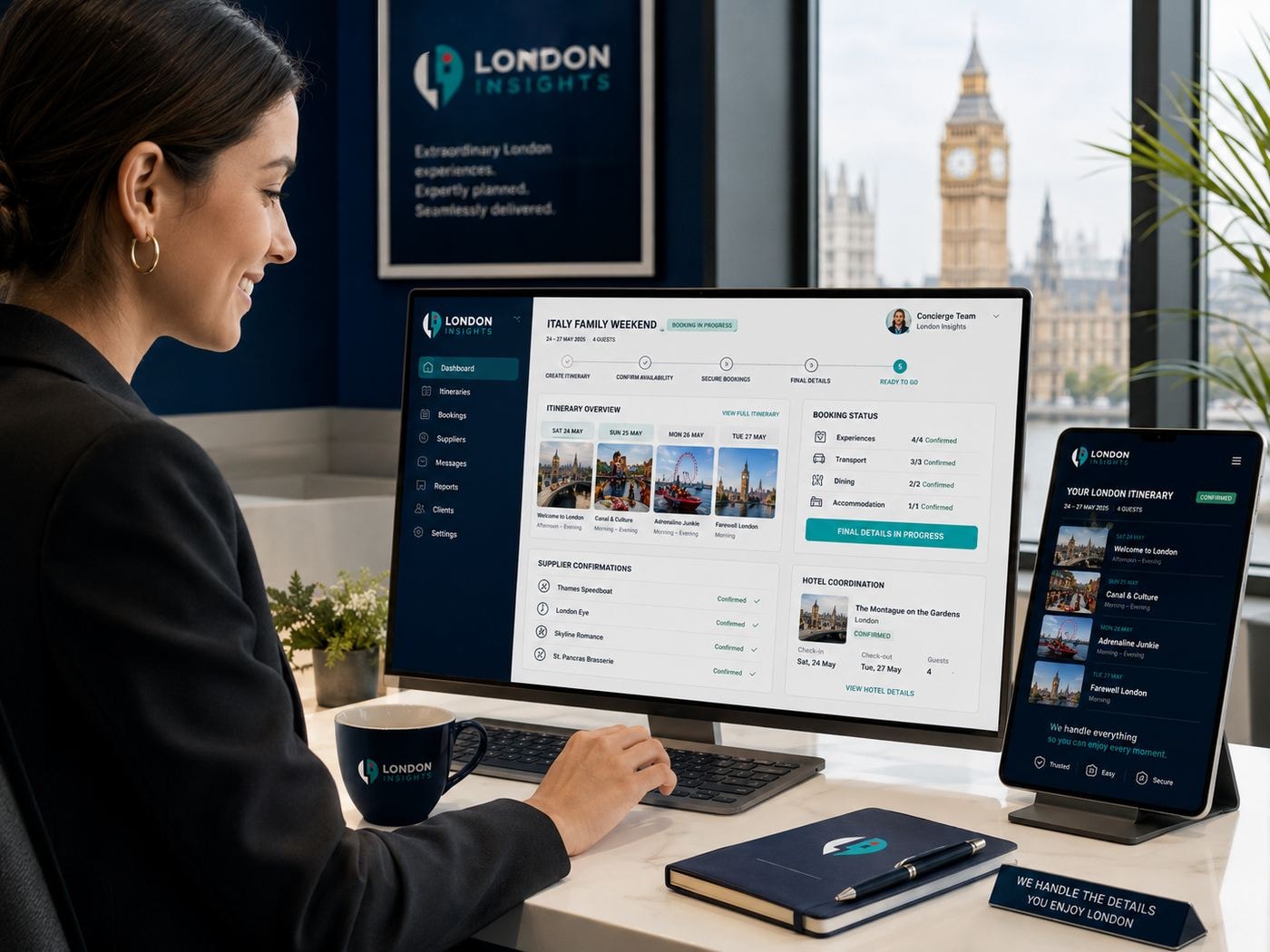 London Insights team preparing your experience